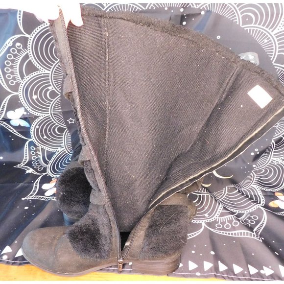 Wanted Plush Knee High Boots - Picture 3 of 6